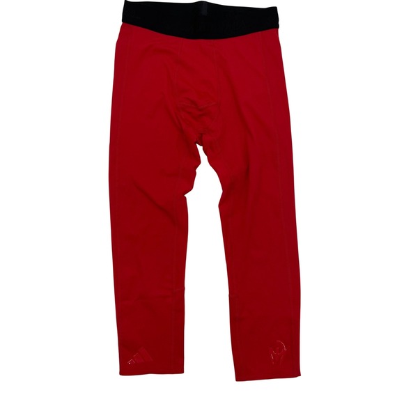 adidas Other - Adidas Mens Mahomes Techfit Training Tights Red Compression Leggings JE4330 M